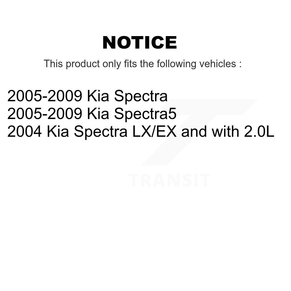 Strut And TOR Link Kit Mount Rear Left For Kia Spectra Spectra5