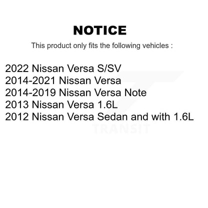 Strut TQ Link Kit And Mount Front Right For Nissan Versa Note
