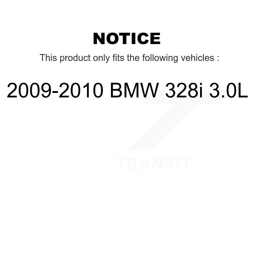 Semi-Metallic Disc Brake Pads And Wear Sensors Front Rear Kit For BMW 323i 328i
