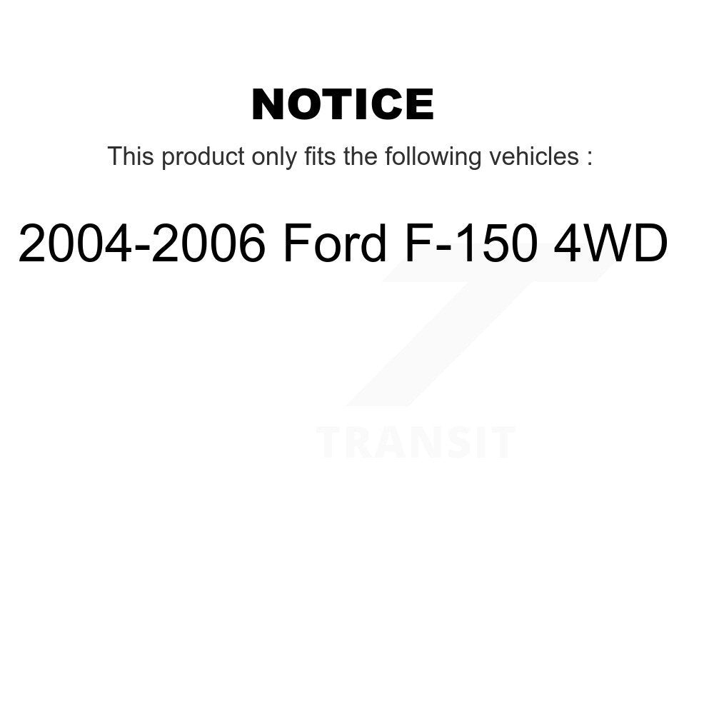 Steering Tie Rod End & Boot Front Kit For 2004-2006 Ford F-150 4WD