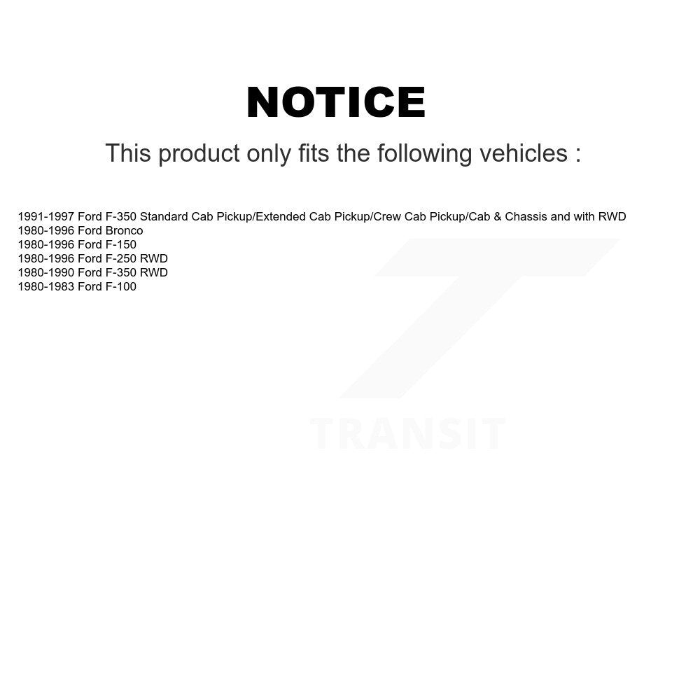 Tie Rod End & Boot Front Left Kit For Ford F-150 F-250 F-350 Bronco F-100