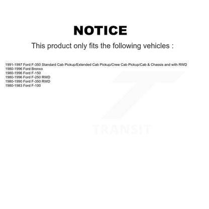 Tie Rod End & Boot Front Left Kit For Ford F-150 F-250 F-350 Bronco F-100