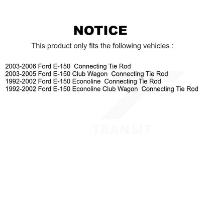 Steering Tie Rod End & Boot Front Right Kit For Ford E-150 Econoline Club Wagon