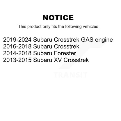 Left or Right Tie Rod End & Boot Front Kit For Subaru Crosstrek Forester XV