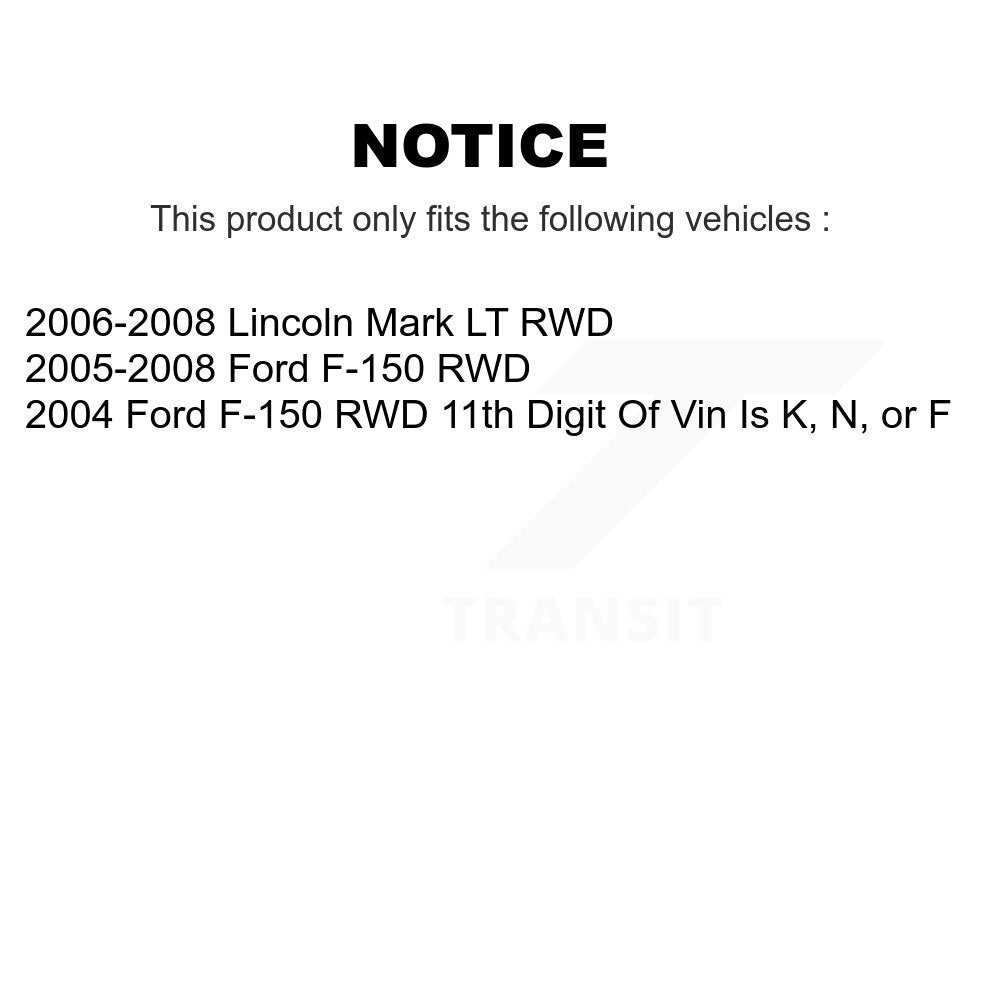 Left or Right Tie Rod End & Boot Front Kit For Ford F-150 Lincoln Mark LT RWD