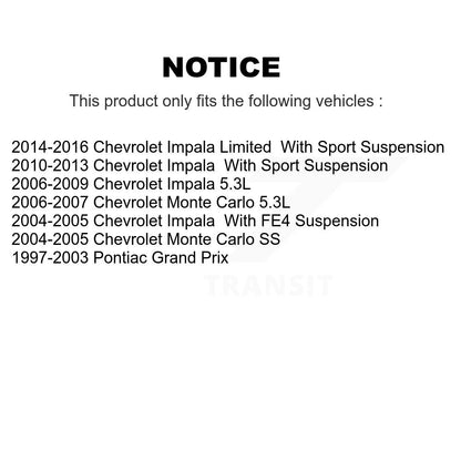 Left or Right Tie Rod End & Boot Front Kit For Chevrolet Impala Pontiac Grand