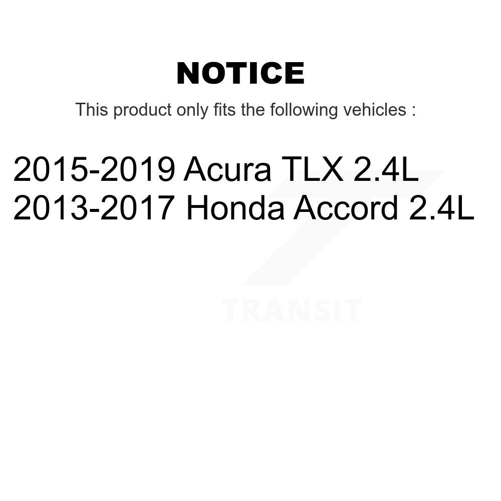 Steering Tie Rod End & Boot Front Kit For Honda Accord Acura TLX 2.4L