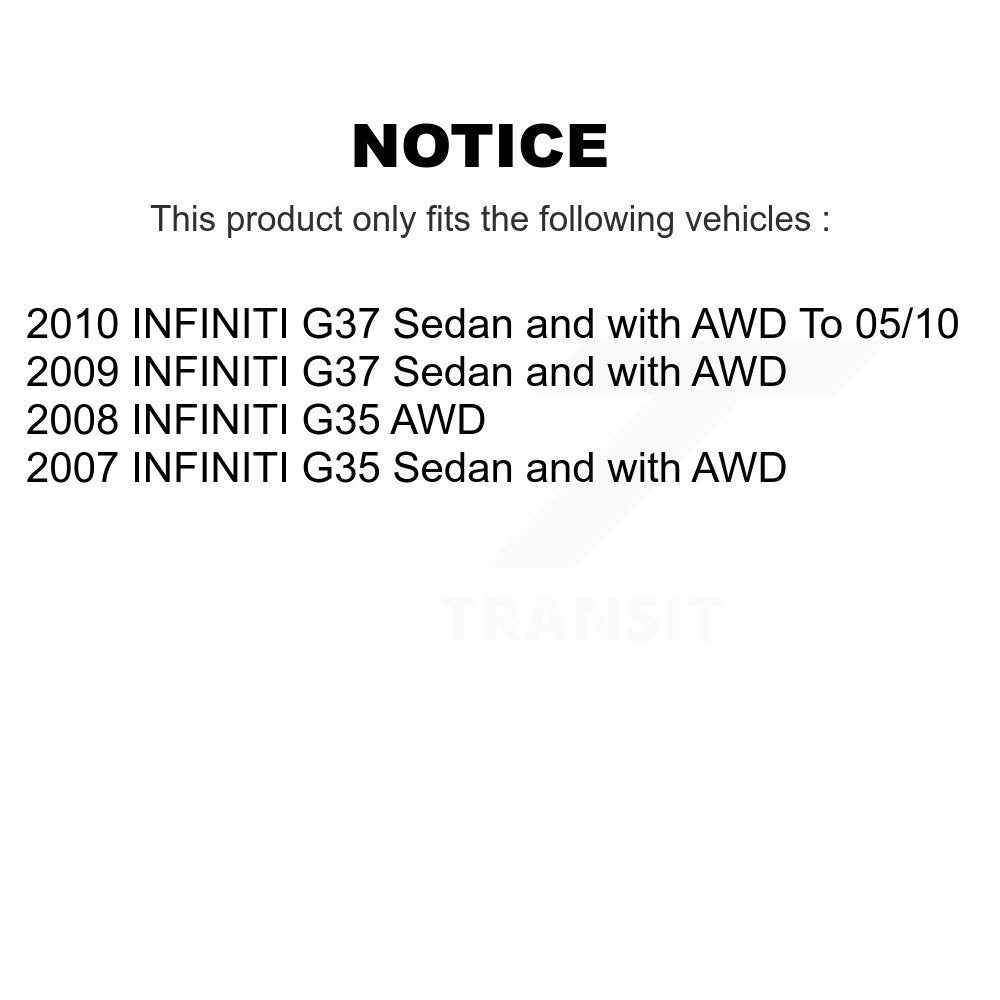 Steering Tie Rod End & Boot Front Kit For INFINITI G37 G35