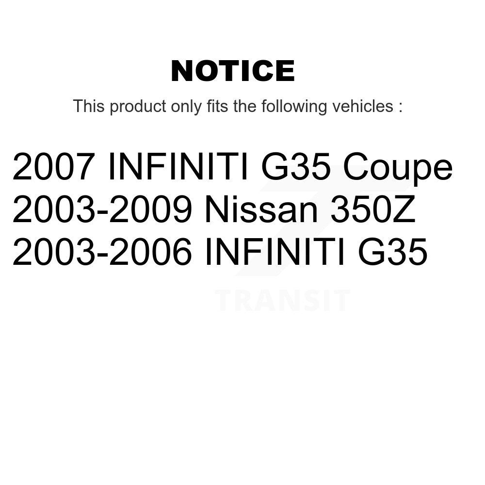 Steering Tie Rod End & Boot Front Kit For INFINITI G35 Nissan 350Z