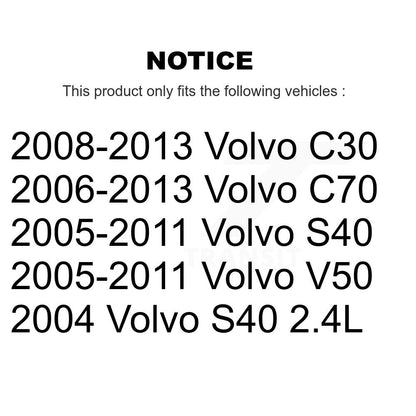 Steering Tie Rod End & Boot Front Kit For Volvo S40 C30 V50 C70