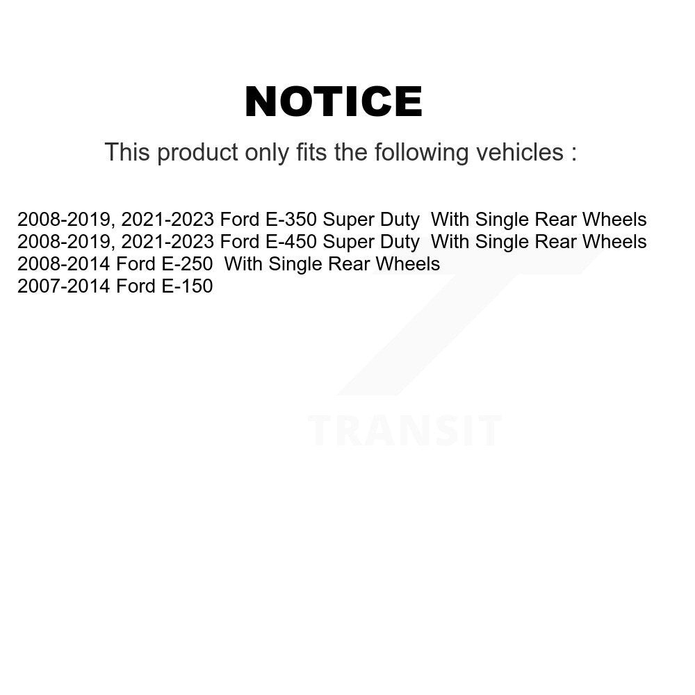 Tie Rod End & Boot Front Kit (6Pc) For Ford E-350 Super Duty E-250 E-450 E-150