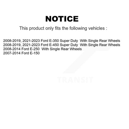 Tie Rod End & Boot Front Kit (6Pc) For Ford E-350 Super Duty E-250 E-450 E-150