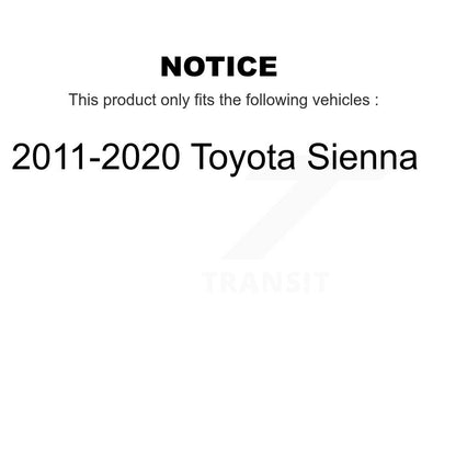Steering Tie Rod End & Boot Front Right Kit For 2011-2020 Toyota Sienna