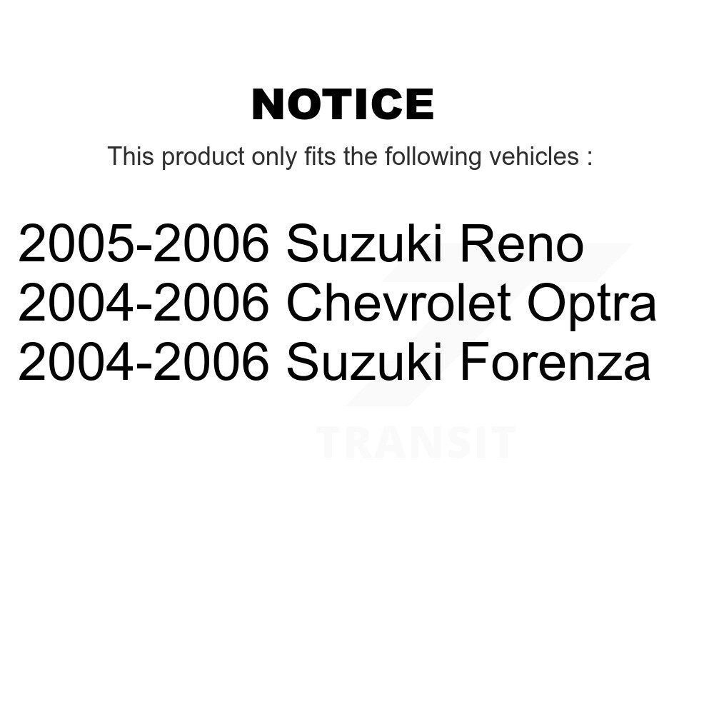 Ceramic Brake Pads Front Rear Kit For Chevrolet Optra Suzuki Forenza Reno