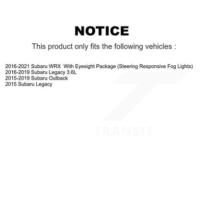 Ceramic Brake Pads Front Rear Kit For Subaru Outback WRX Legacy
