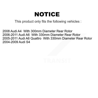 Ceramic Brake Pads Front Rear Kit For Audi A6 Quattro S4