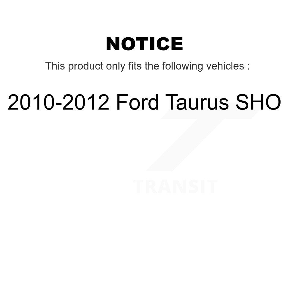 Ceramic Brake Pads Front Rear Kit For 2010-2012 Ford Taurus SHO