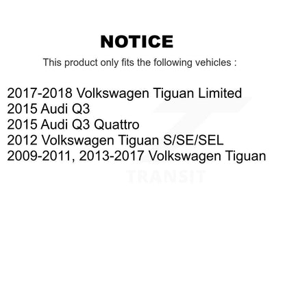 Ceramic Brake Pads Front Rear Kit For Volkswagen Tiguan Audi Q3 Quattro Limited