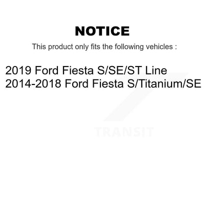 Ceramic Brake Pads Front Rear Kit For Ford Fiesta