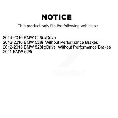 Ceramic Brake Pads Front Rear Kit For BMW 528i xDrive