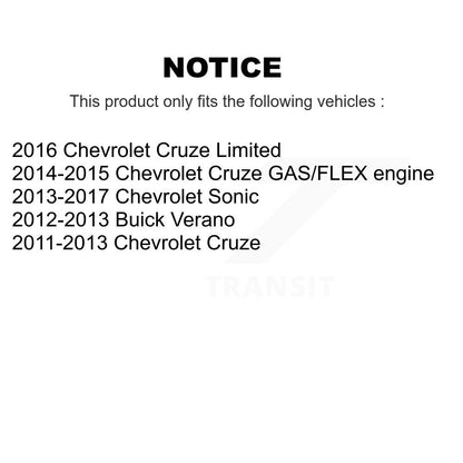 Ceramic Brake Pads Front Rear Kit For Chevrolet Cruze Sonic Limited