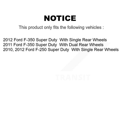 Ceramic Brake Pads Front Rear Kit For Ford F-350 Super Duty F-250