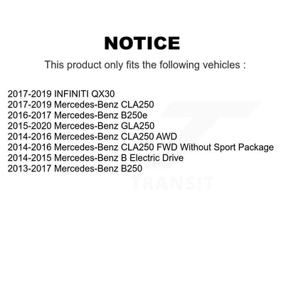 Ceramic Brake Pad Front Rear Kit For Mercedes-Benz GLA250 CLA250 B250 INFINITI B