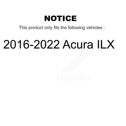 Ceramic Brake Pads Front Rear Kit For 2016-2022 Acura ILX