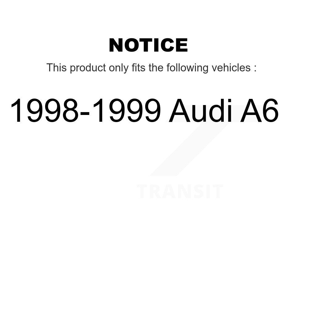 Ceramic Brake Pads Front Rear Kit For 1998-1999 Audi A6