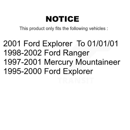 Ceramic Brake Pads Front Rear Kit For Ford Ranger Explorer Mercury Mountaineer