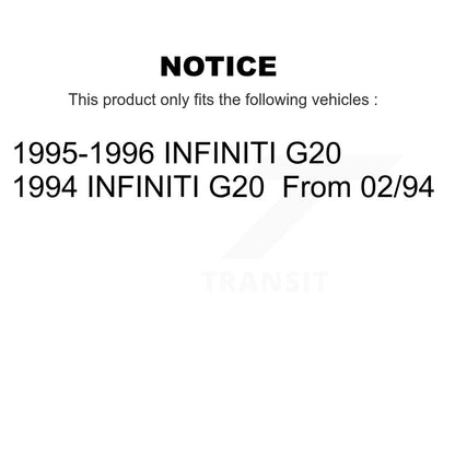 Ceramic Brake Pads Front Rear Kit For INFINITI G20