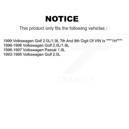 Ceramic Brake Pads Front Rear Kit For Volkswagen Golf Passat