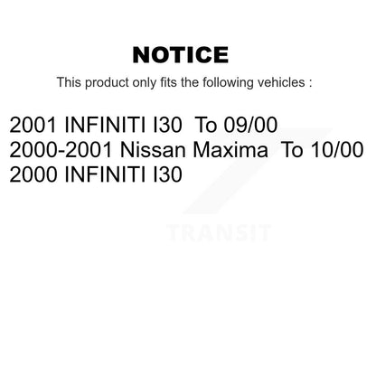 Ceramic Brake Pads Front Rear Kit For Nissan Maxima INFINITI I30