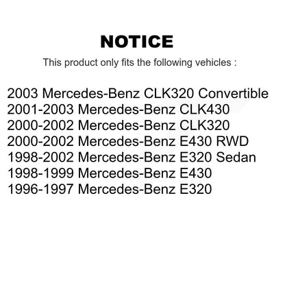 Ceramic Brake Pads Front Rear Kit For Mercedes-Benz E320 CLK320 CLK430 E430