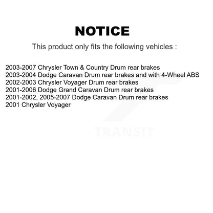 Ceramic Brake Pad Front Rear Kit For Dodge Caravan Grand Chrysler Town & Country