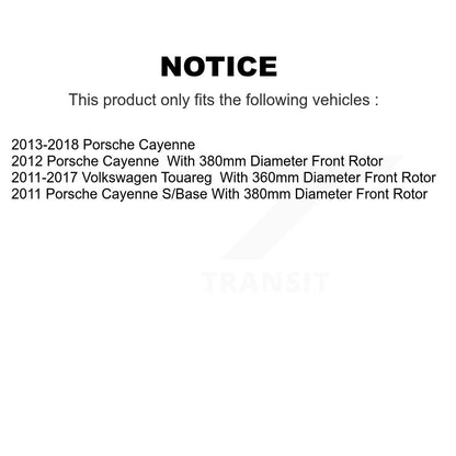 Ceramic Brake Pads Front Rear Kit For Volkswagen Touareg Porsche Cayenne