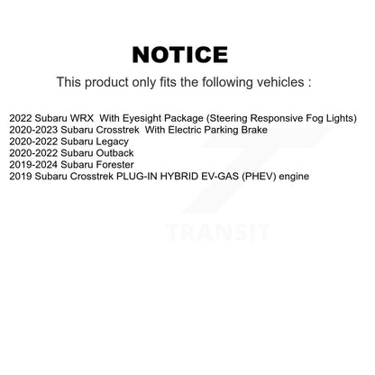 Ceramic Brake Pads Front Rear Kit For Subaru Crosstrek Forester Outback WRX