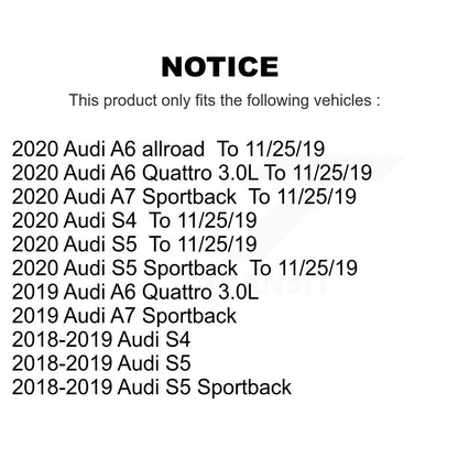 Ceramic Brake Pads Front Rear Kit For Audi S5 Sportback S4 A6 Quattro A7 allroad