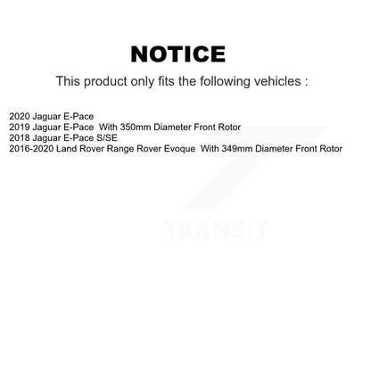Ceramic Brake Pads Front Rear Kit For Land Rover Range Evoque Jaguar E-Pace