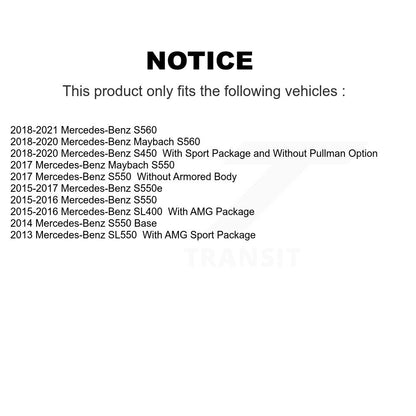 Ceramic Brake Pads Front Rear Kit For Mercedes-Benz S550 S560 SL550 SL450 S450