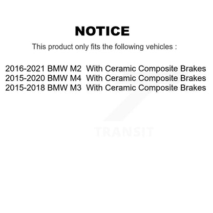 Ceramic Brake Pads Front Rear Kit For BMW M4 M2 M3 With Composite Brakes