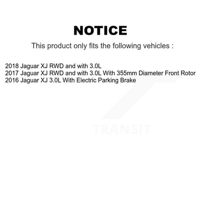 Ceramic Brake Pads Front Rear Kit For Jaguar XJ F-Type