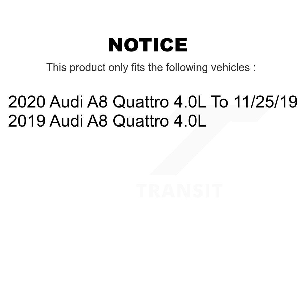 Ceramic Brake Pads Front Rear Kit For Audi A8 Quattro 4.0L