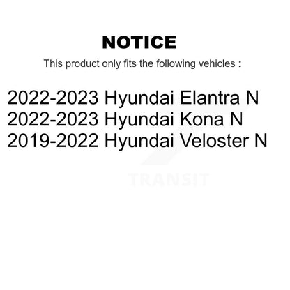 Ceramic Brake Pads Front Rear Kit For Hyundai Veloster N Elantra Kona