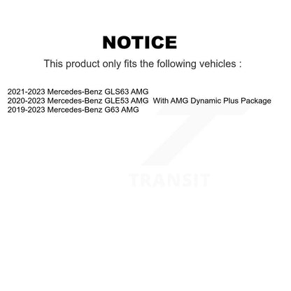 Ceramic Brake Pads Front Rear Kit For Mercedes-Benz G63 AMG GLE53 GLS63