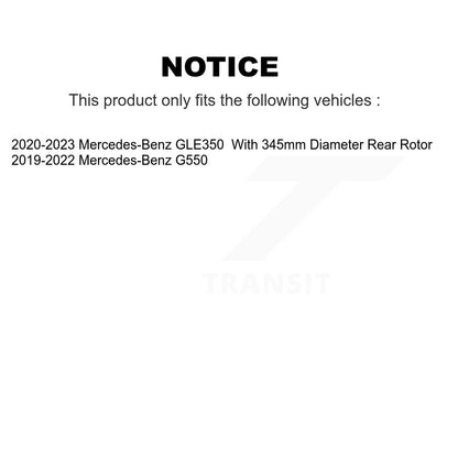 Ceramic Brake Pads Front Rear Kit For Mercedes-Benz GLE350 G550