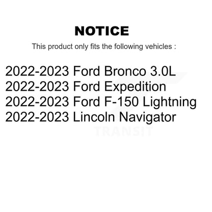 Ceramic Brake Pads Front Rear Kit For Ford F-150 Bronco Lightning Expedition