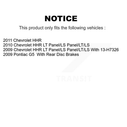 Ceramic Brake Pads And Drum Shoes Front Rear Kit For Pontiac G5 Chevrolet HHR