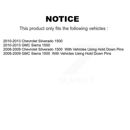 Ceramic Brake Pads And Drum Shoes Front Rear Kit For GMC Sierra 1500 Chevrolet