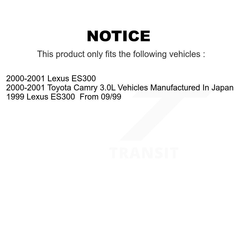 Ceramic Brake Pads And Parking Shoes Front Rear Kit For Toyota Camry Lexus ES300